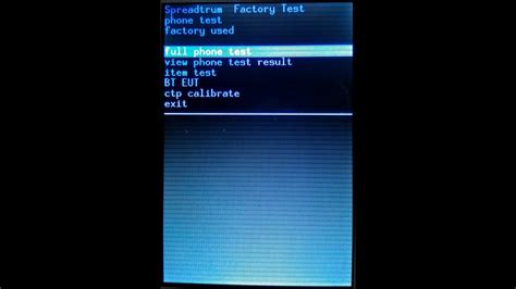 spreadtrum factory test hard reset|How to boot into recovery mode on Spreadtrum Android devices.